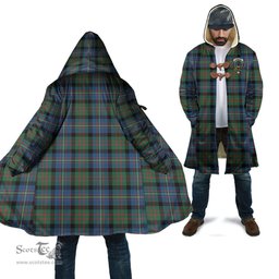 Scottish Cameron of Erracht Ancient Tartan Cloaks - Hooded Cape Coat with Family Crest Scottish Clans