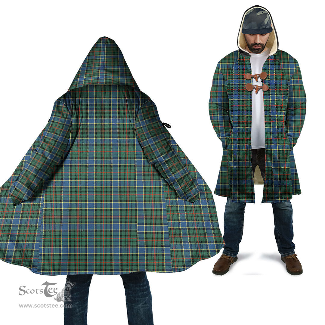 Scottish Ogilvie Hunting Ancient Tartan Cloaks - Hooded Cape Coat