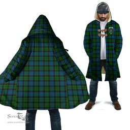 Scottish MacKay Modern Tartan Cloaks - Hooded Cape Coat with Family Crest Scottish Clans