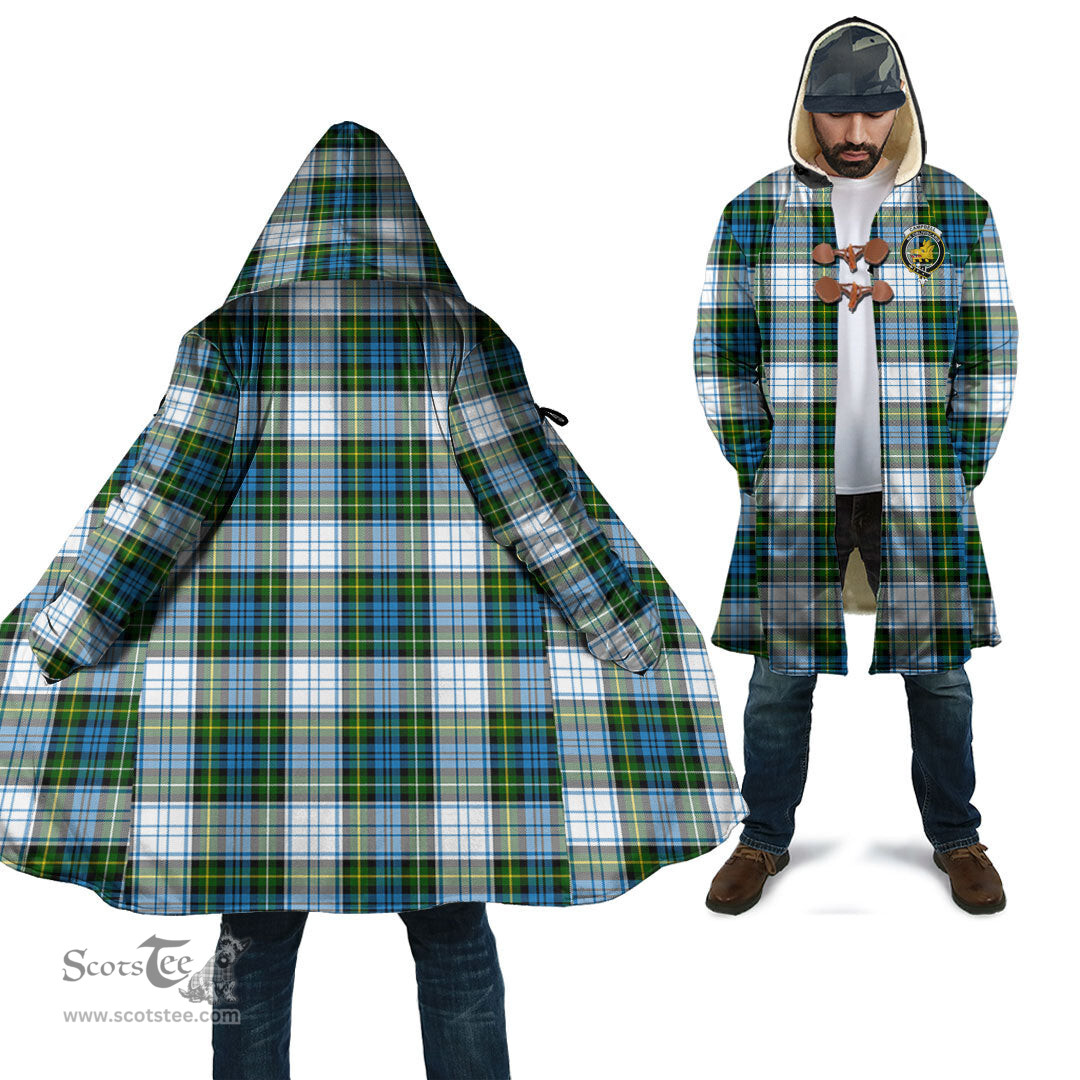 Scottish Campbell Dress Tartan Cloaks - Hooded Cape Coat with Family Crest Scottish Clans