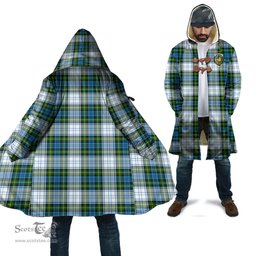 Scottish Campbell Dress Tartan Cloaks - Hooded Cape Coat with Family Crest Scottish Clans