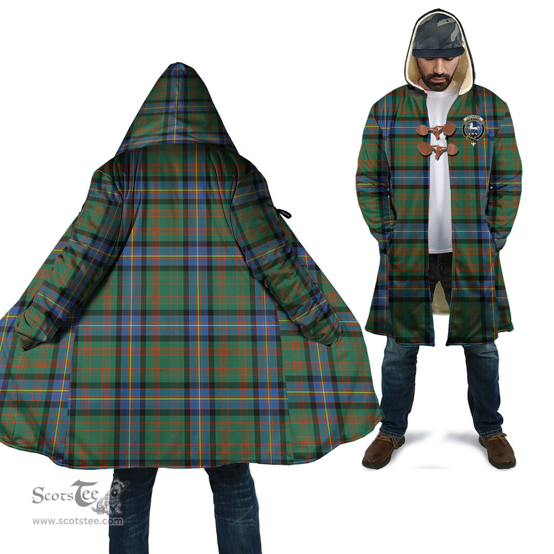Scottish Cochrane Ancient Tartan Cloaks - Hooded Cape Coat with Family Crest Scottish Clans