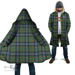 Scottish Cochrane Ancient Tartan Cloaks - Hooded Cape Coat with Family Crest Scottish Clans