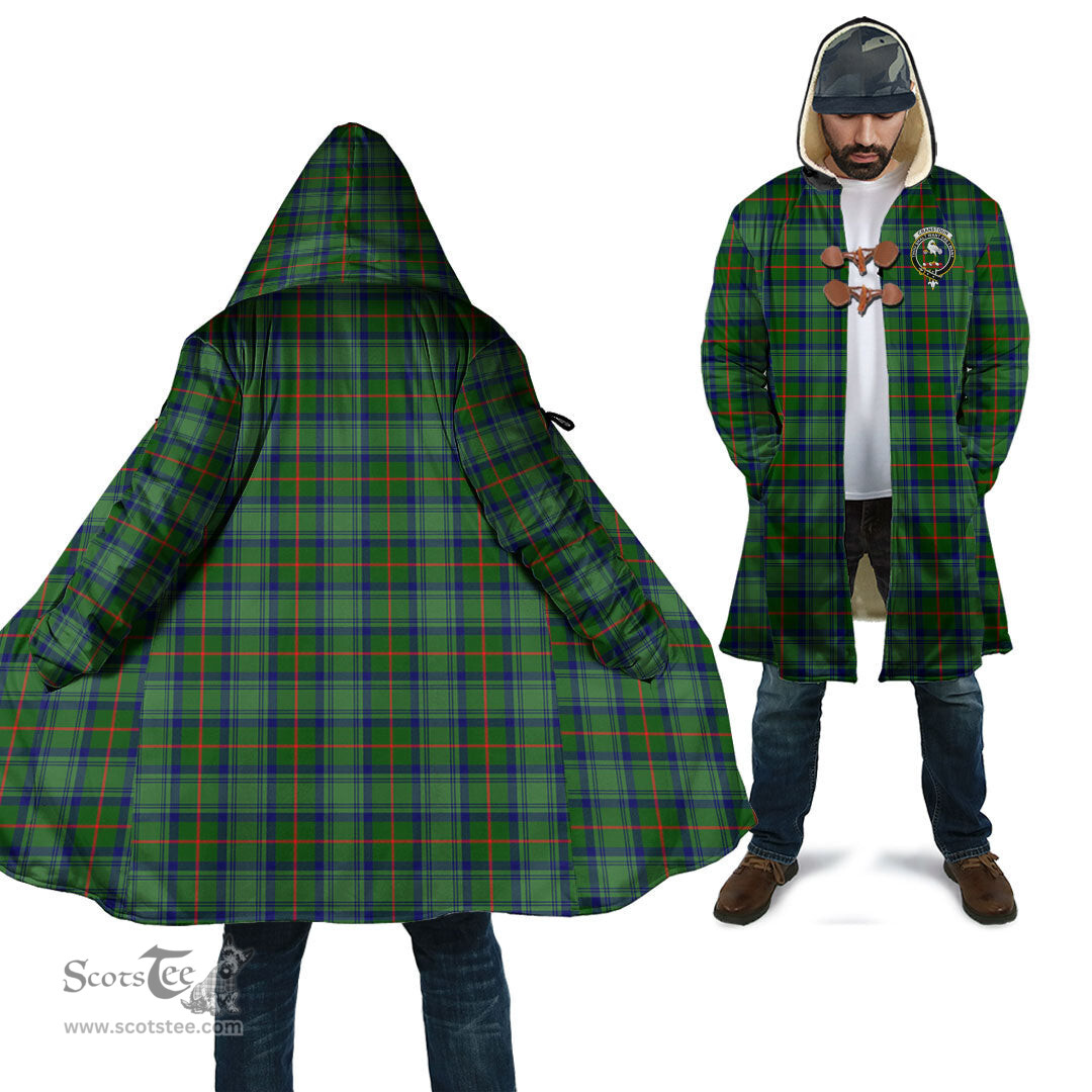 Scottish Cranstoun Tartan Cloaks - Hooded Cape Coat with Family Crest Scottish Clans