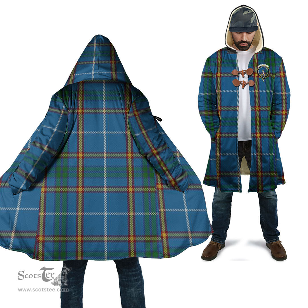 Scottish Bain Tartan Cloaks - Hooded Cape Coat with Family Crest Scottish Clans
