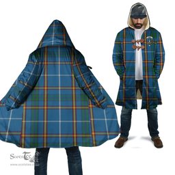 Scottish Bain Tartan Cloaks - Hooded Cape Coat with Family Crest Scottish Clans