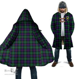 Scottish Campbell of Cawdor Modern Tartan Cloaks - Hooded Cape Coat with Family Crest Scottish Clans
