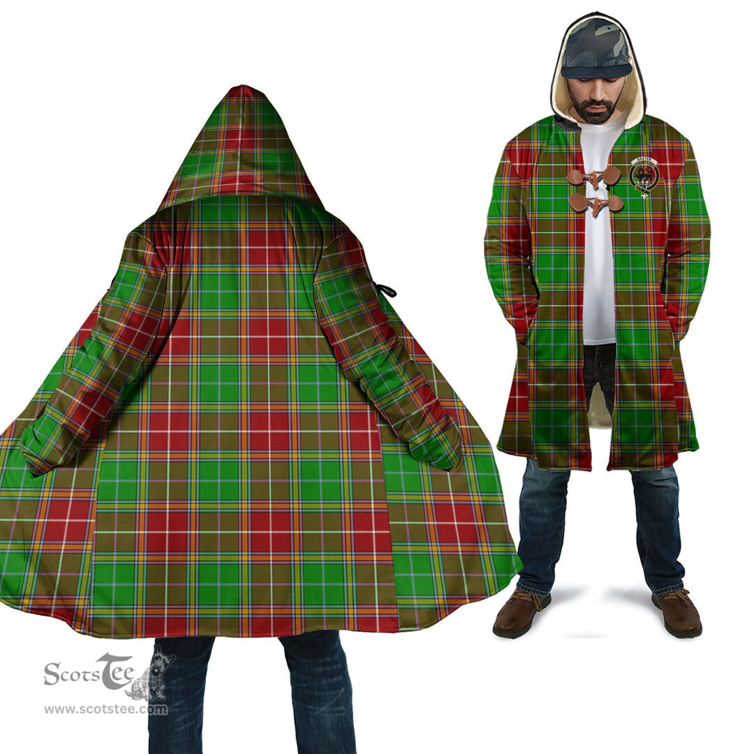 Scottish Baxter Modern Tartan Cloaks - Hooded Cape Coat with Family Crest Scottish Clans