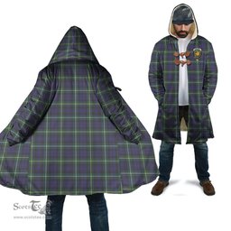 Scottish Campbell Argyll Modern Tartan Cloaks - Hooded Cape Coat with Family Crest Scottish Clans