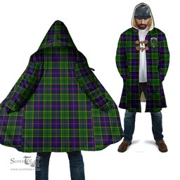 Scottish Forsyth Modern Tartan Cloaks - Hooded Cape Coat with Family Crest Scottish Clans