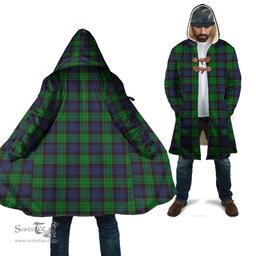 Scottish Stewart Old Modern Tartan Cloaks - Hooded Cape Coat