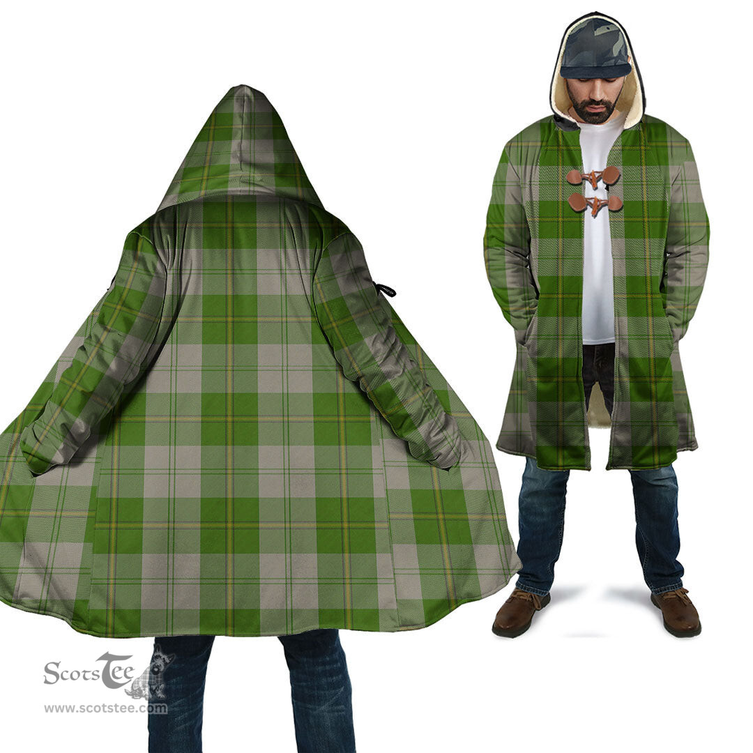Scottish Cunningham Dress Green Dancers Tartan Cloaks - Hooded Cape Coat