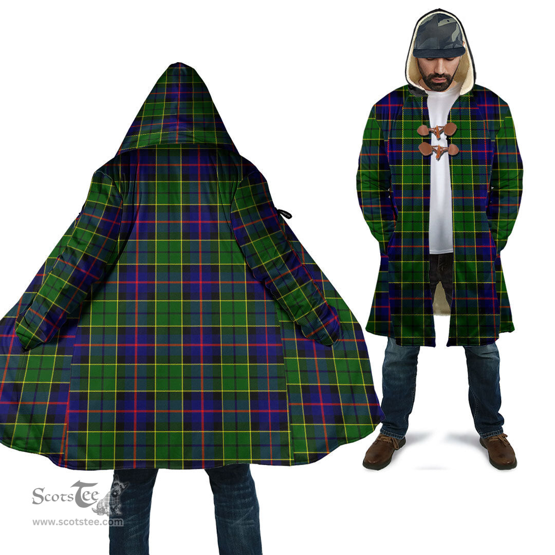 Scottish Forsyth Modern Tartan Cloaks - Hooded Cape Coat