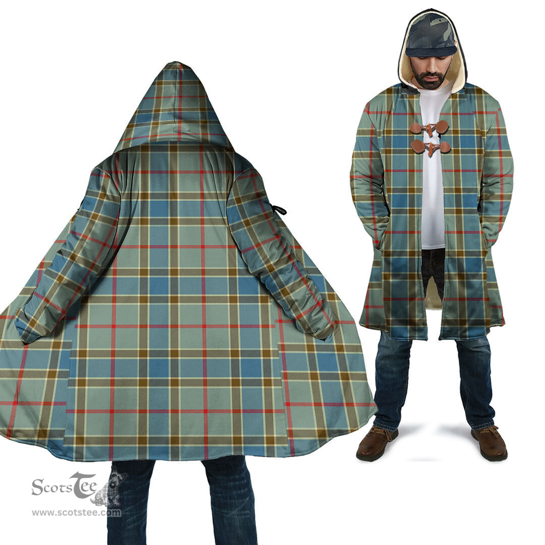 Scottish Balfour Blue Tartan Cloaks - Hooded Cape Coat