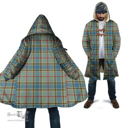 Scottish Balfour Blue Tartan Cloaks - Hooded Cape Coat