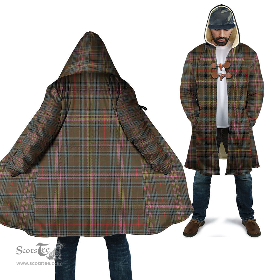 Scottish Kennedy Weathered Tartan Cloaks - Hooded Cape Coat