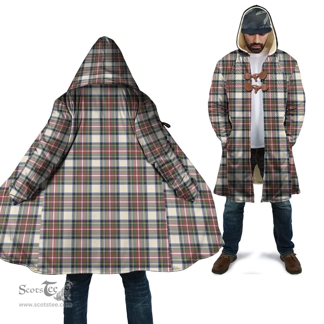 Scottish Stewart Dress Ancient Tartan Cloaks - Hooded Cape Coat
