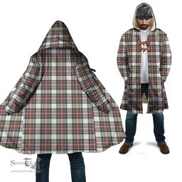 Scottish Stewart Dress Ancient Tartan Cloaks - Hooded Cape Coat