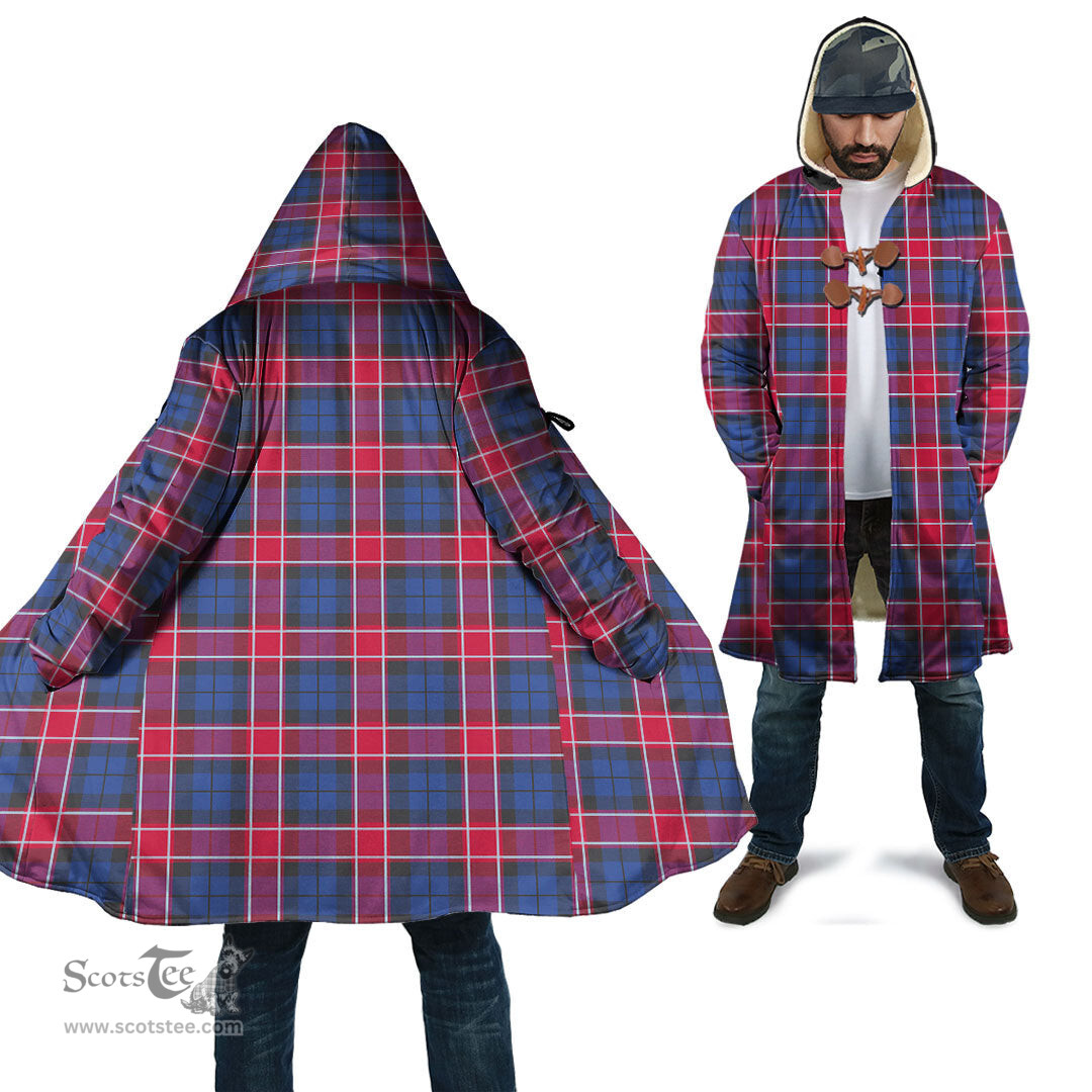 Scottish Graham of Menteith Red Tartan Cloaks - Hooded Cape Coat