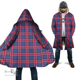 Scottish Graham of Menteith Red Tartan Cloaks - Hooded Cape Coat