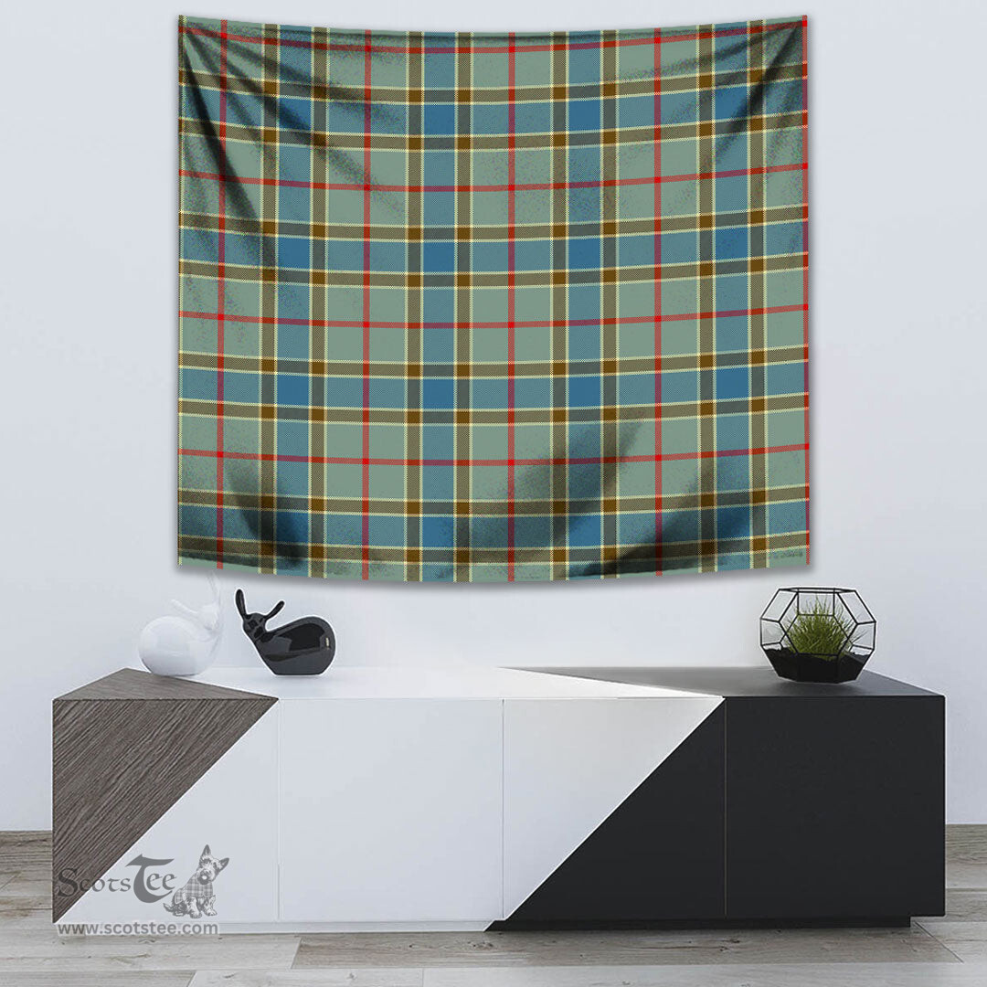 Balfour Blue Tartan Home Decor Scottish Plaid Tartan Tapestry ScotsTee