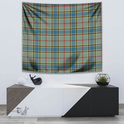 Balfour Blue Tartan Home Decor Scottish Plaid Tartan Tapestry ScotsTee