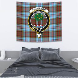 Anderson Ancient Tartan Home Decor Scottish Plaid Tartan Crest Tapestry ScotsTee