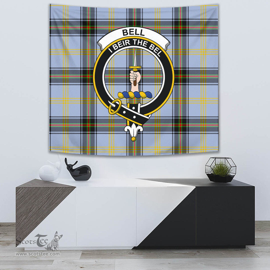 Bell of the Borders Tartan Home Decor Scottish Plaid Tartan Crest Tapestry ScotsTee