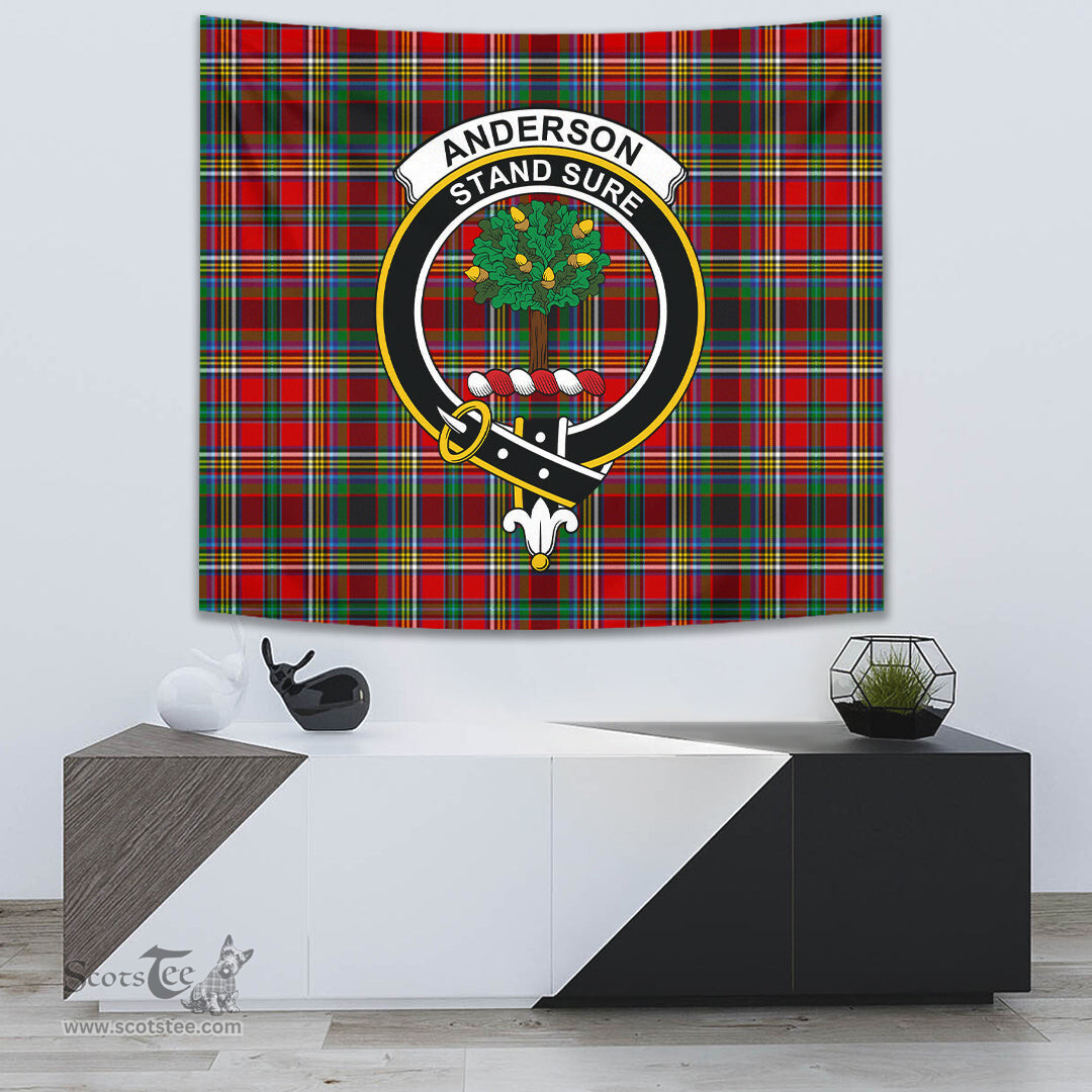 Anderson of Arbrake Tartan Home Decor Scottish Plaid Tartan Crest Tapestry ScotsTee