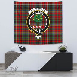 Anderson of Arbrake Tartan Home Decor Scottish Plaid Tartan Crest Tapestry ScotsTee