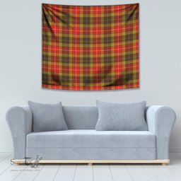Buchanan Old Set Weathered Tartan Home Decor Scottish Plaid Tartan Tapestry ScotsTee