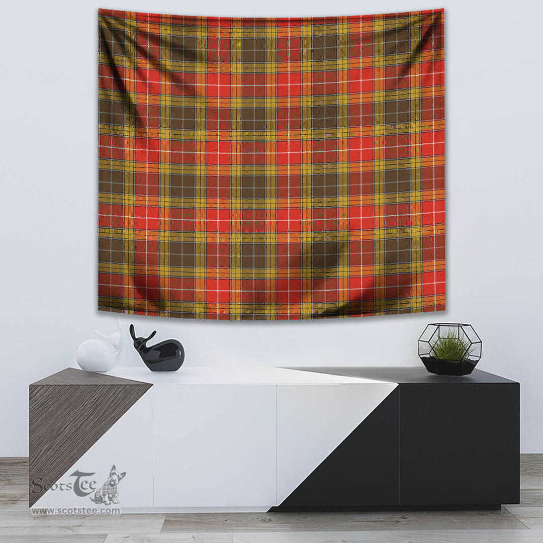 Buchanan Old Set Weathered Tartan Home Decor Scottish Plaid Tartan Tapestry ScotsTee
