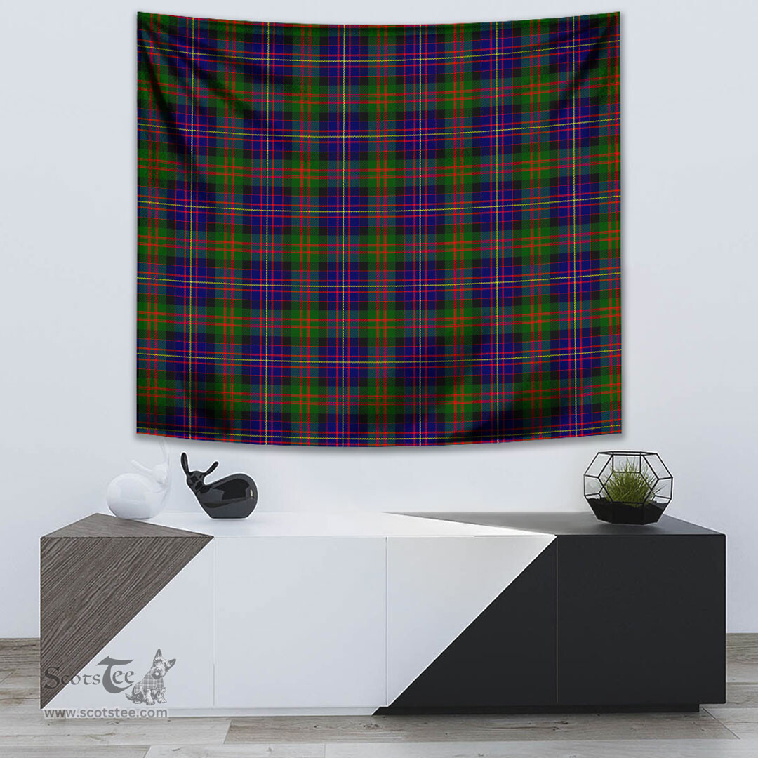 Cameron of Erracht Modern Tartan Home Decor Scottish Plaid Tartan Tapestry ScotsTee