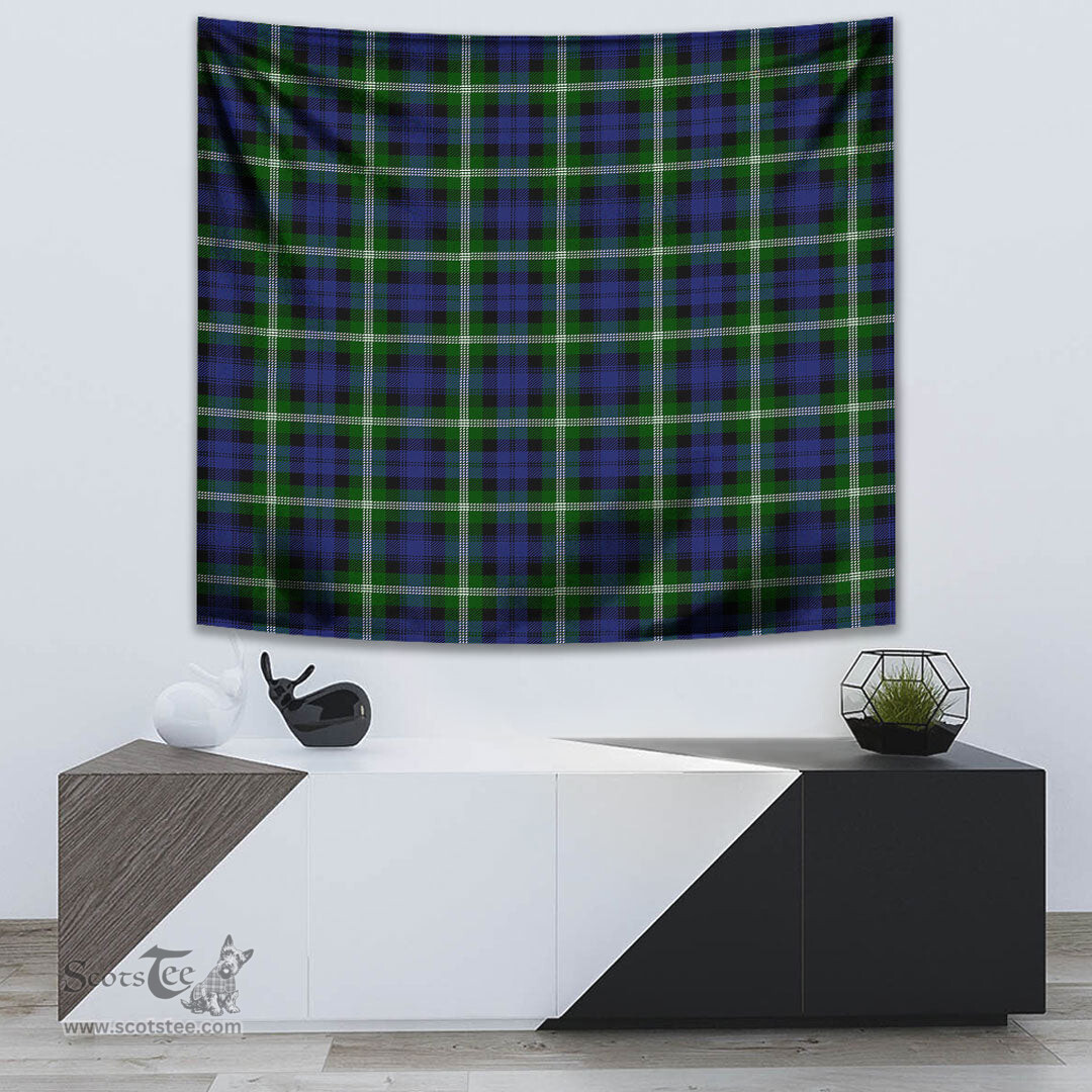Baillie Modern Tartan Home Decor Scottish Plaid Tartan Tapestry ScotsTee