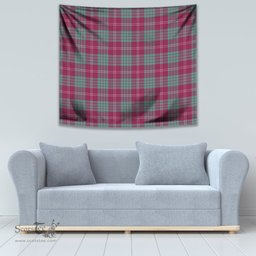 Crawford Ancient Tartan Home Decor Scottish Plaid Tartan Tapestry ScotsTee