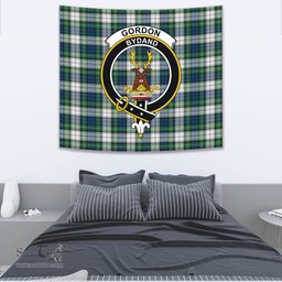 Gordon Dress Ancient Tartan Home Decor Scottish Plaid Tartan Crest Tapestry ScotsTee