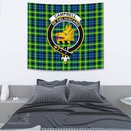 Campbell of Breadalbane Ancient Tartan Home Decor Scottish Plaid Tartan Crest Tapestry ScotsTee