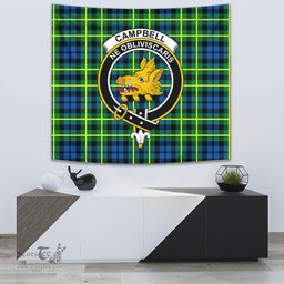 Campbell of Breadalbane Ancient Tartan Home Decor Scottish Plaid Tartan Crest Tapestry ScotsTee