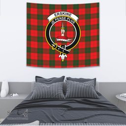 Erskine Modern Tartan Home Decor Scottish Plaid Tartan Crest Tapestry ScotsTee