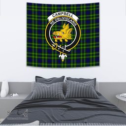 Campbell of Breadalbane Modern Tartan Home Decor Scottish Plaid Tartan Crest Tapestry ScotsTee