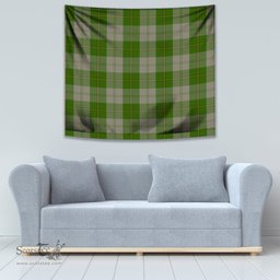 Cunningham Dress Green Dancers Tartan Home Decor Scottish Plaid Tartan Tapestry ScotsTee