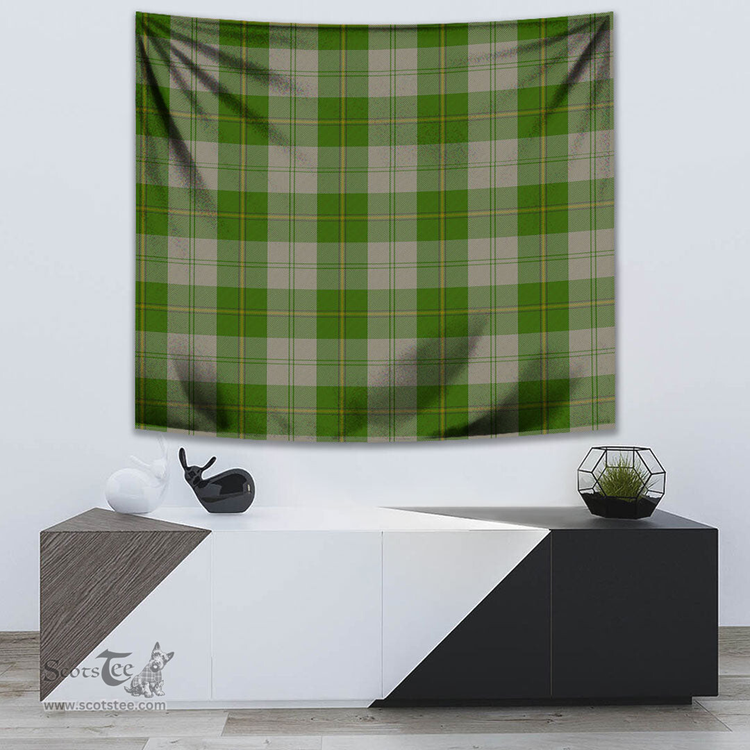 Cunningham Dress Green Dancers Tartan Home Decor Scottish Plaid Tartan Tapestry ScotsTee