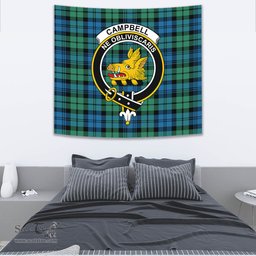 Campbell Ancient 01 Tartan Home Decor Scottish Plaid Tartan Crest Tapestry ScotsTee
