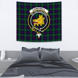 Campbell of Cawdor Modern Tartan Home Decor Scottish Plaid Tartan Crest Tapestry ScotsTee