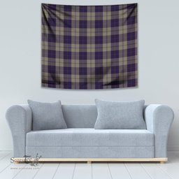 Cunningham Dress Blue Dancers Tartan Home Decor Scottish Plaid Tartan Tapestry ScotsTee