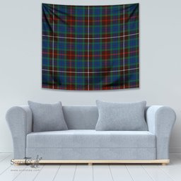 Fraser Hunting Ancient Tartan Home Decor Scottish Plaid Tartan Tapestry ScotsTee