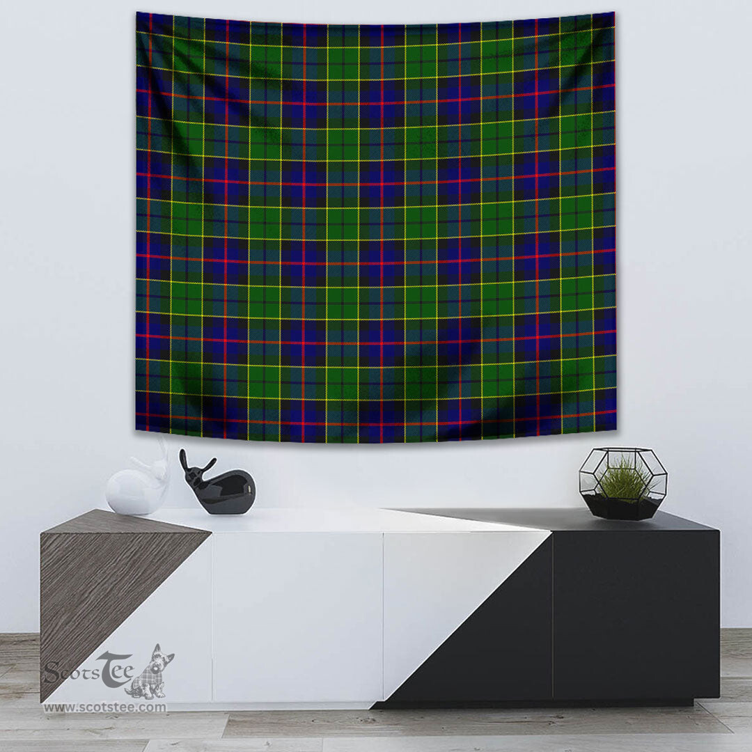 Forsyth Modern Tartan Home Decor Scottish Plaid Tartan Tapestry ScotsTee