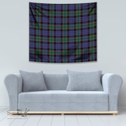 Fletcher Modern Tartan Home Decor Scottish Plaid Tartan Tapestry ScotsTee