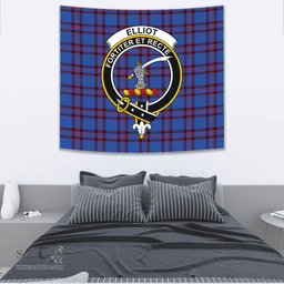 Elliot Modern Tartan Home Decor Scottish Plaid Tartan Crest Tapestry ScotsTee