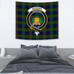 Dundas Modern 02 Tartan Home Decor Scottish Plaid Tartan Crest Tapestry ScotsTee